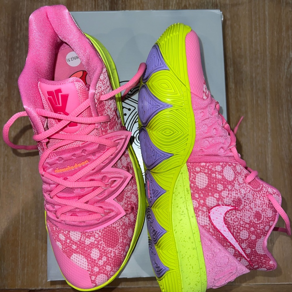 Brand New Nike Nickelodeon Patrick Star Kyrie Irving 5 SBSP EP Basketball Shoes